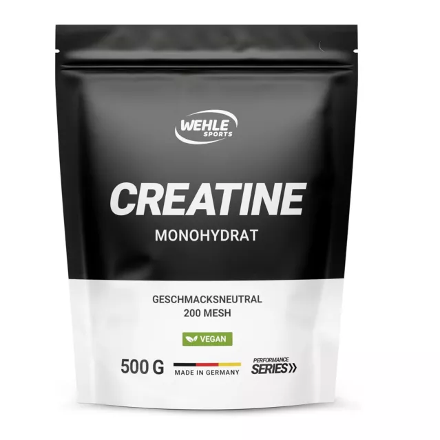 Creatin Monohydrat Premium Kreatin | Creatine Pulver LABORGEPRÜFT - 500G