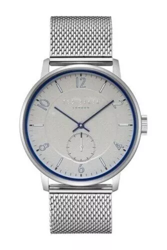 ted Baker London TE50654002 Owen Men's Silver Metal Metal Strap Watch