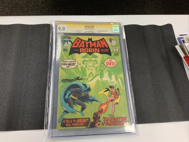 Batman #232 CGC 9.0 SS NEAL ADAMS 1st App Ra’s Al Ghul RARE HTF