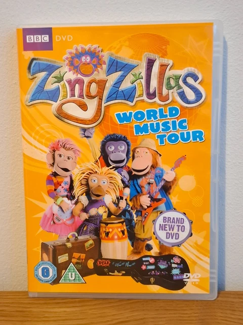 BBC ZINGZILLAS WORLD Music Tour DVD (2010) - Very Good Condition