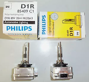 Kit 2 Lamp Lampade Philips D1R Xenon 85V 35W Pk32D-3 Xenon Standard 85409C1