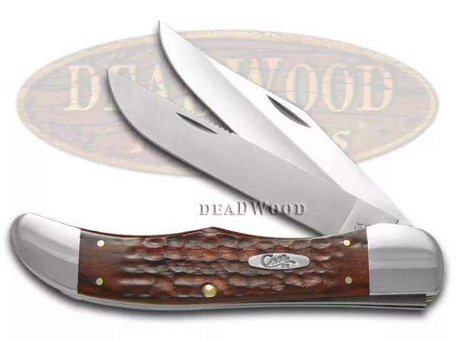 Case xx Knives Large Folding Hunter Jigged Rosewood Stainless Pocket Knife 00189