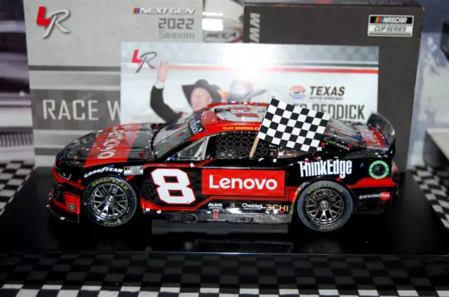Tyler Reddick #8 LEVONO Chevrolet ZL1 2022 TEXAS TX. Win 1/24 NASCAR Die-cast