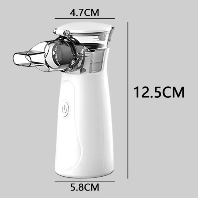 Portable mini Atomizer Machine Ultrasonic USB Rechargeable Inhaler Kids Adult