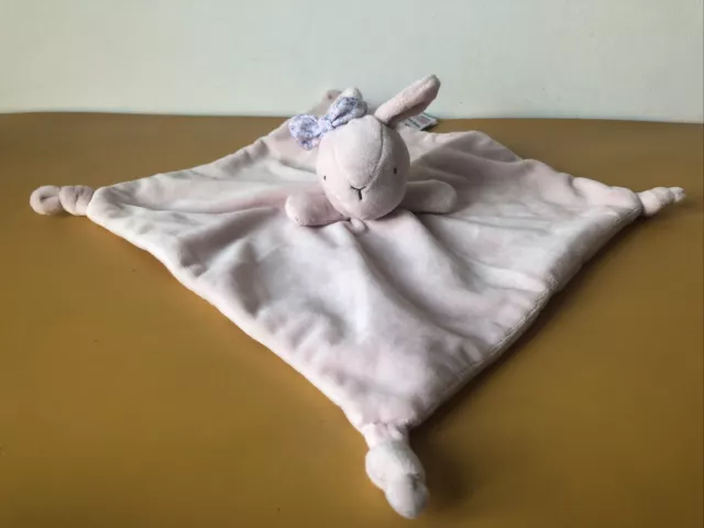 TU Sainsburys Pink Bunny Rabbit Comforter Plush Soft Toy Blankie