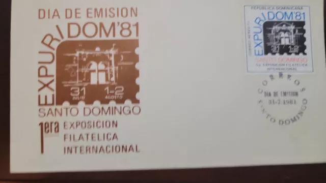 P) 1981 Dominican Republic, International Stamp Exhibition Expuridom Santo Domin