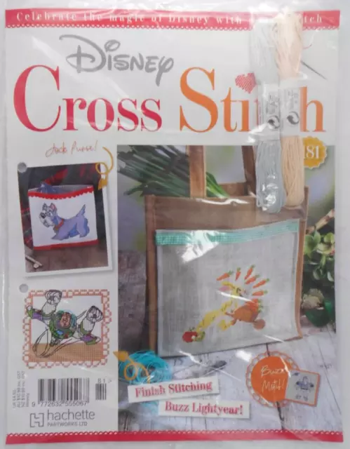 Hachette Disney Cross Stitch Partwork magazine Collection #181: Buzz Lightyear