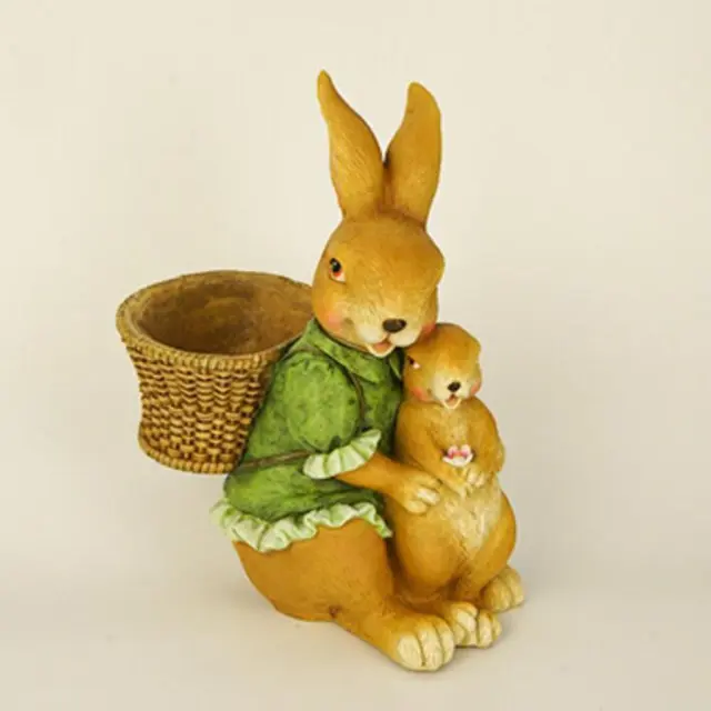 Harz Ostern Kaninchen Schreibtisch Dekor Hase Tier Figur Miniatur Dekoration
