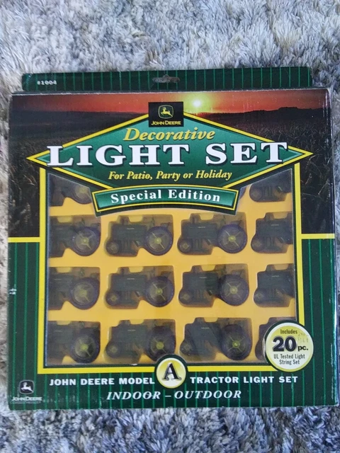 NEW John Deere Decorative Light Set  tractor  20 pc farm Special Edition A