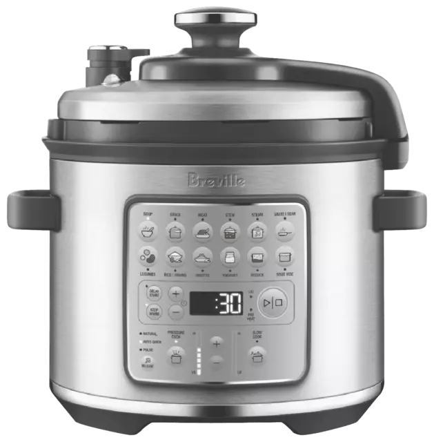 Breville The Fast Slow Go Pressure Electric Cooker Pot BPR680BSS