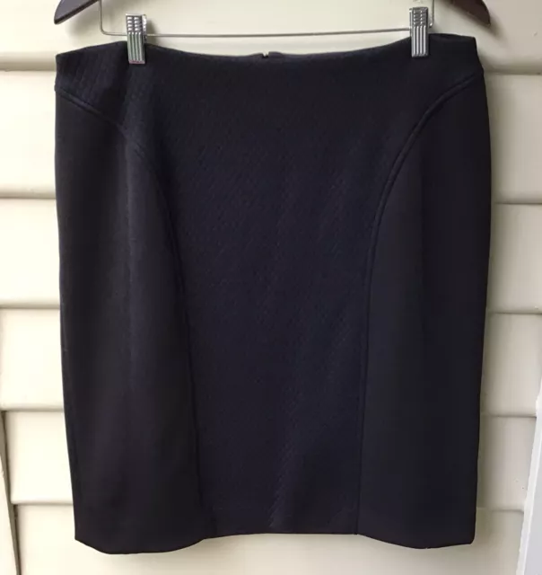 Marina Sport Black Skirt Plus M 16 18 XL Rinaldi Stretch Jersey Corporate Work