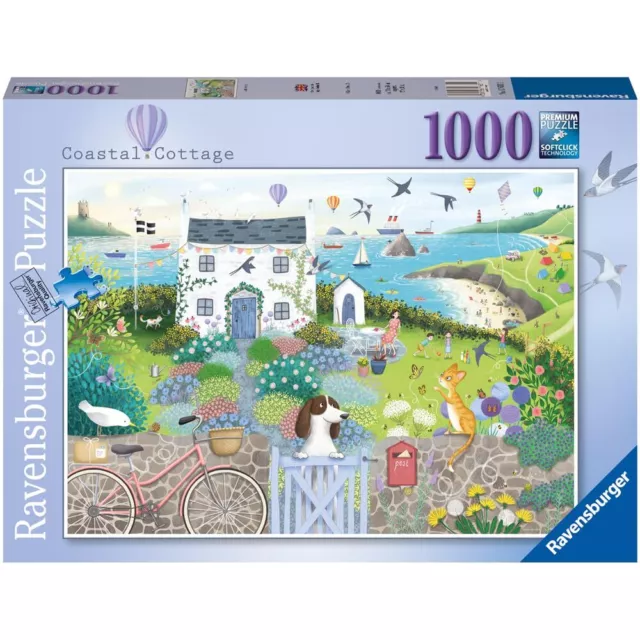 Ravensburger Coastal Cottage 1000 Piece Jigsaw Puzzles for Adults and Kids Age 1