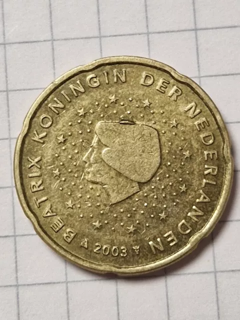 Fehlprägung 1 Cent Euro Münze Niederlande 2004 Stempelriss Unikat EU Münzen