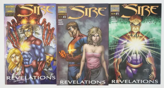 the Sire: Revelations #1-3 VF/NM complete series - super hero Aftershock set 2