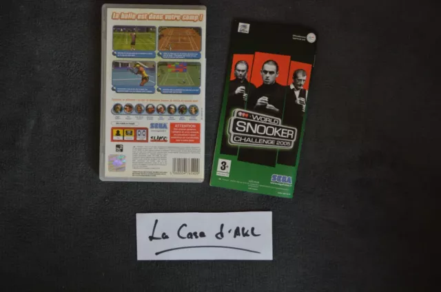 ₪ PAS DE JEU ₪ Boite + notice de PSP FR - Virtua Tennis World Tour 2