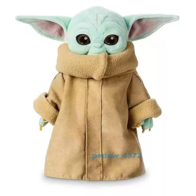 30cm Baby Yoda Plush Toy Master The Mandalorian Force Stuffed Doll Gift For Kids