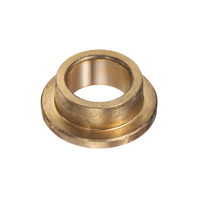 Flange Bearing Sleeve 15mm x 21mm x 10mm Bronze Self-Lubricating Bushings