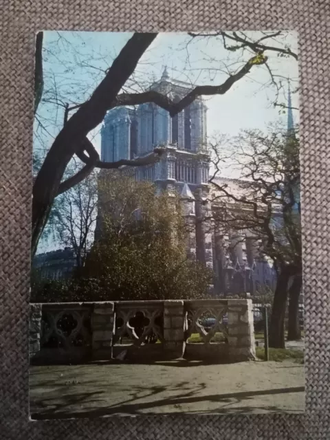 Cpm Paris La Cathédrale Notre Dame De Paris