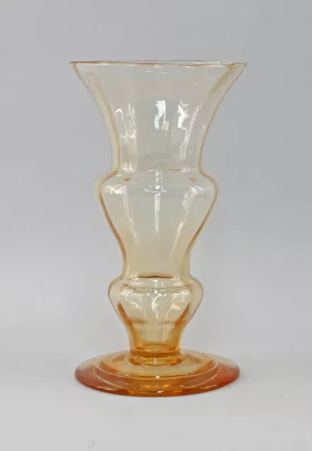 9135105 Glas Vase Art déco Bayerischer Wald um 1925