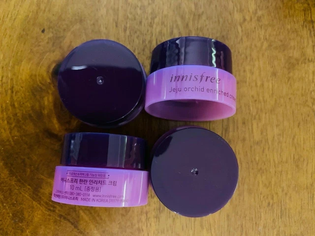 Innisfree Jeju orchid enriched Cream 10ml x 4pcs (40ml) sample + 1 Free sample