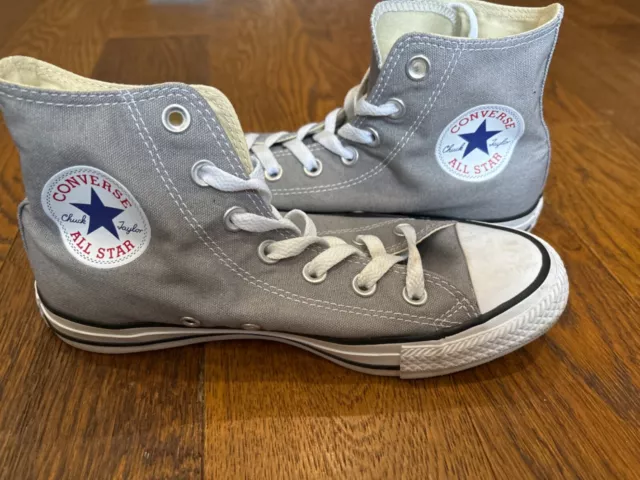 SIZE 5 CONVERSE Chuck Taylor All Star High Tops Light Grey. 18.00 PicClick UK