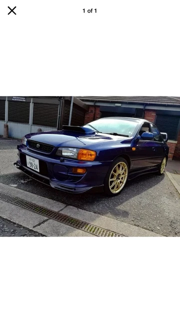 For Subaru Impreza 98-01 GC8 Models - GD Style Front Splitter Spoiler Plastic UK For Subaru Impreza 98-01 GC8 Models - GD Style Front Splitter Spoiler Plastic UK