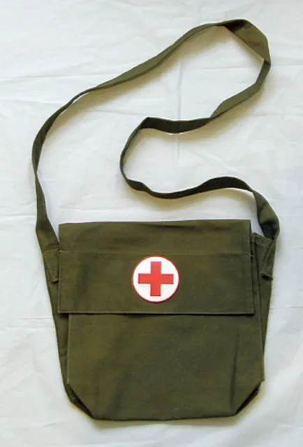 Soviet Russian Army Field Sanitary Medic Bag USSR Red Cross for WW2 Costume NEW