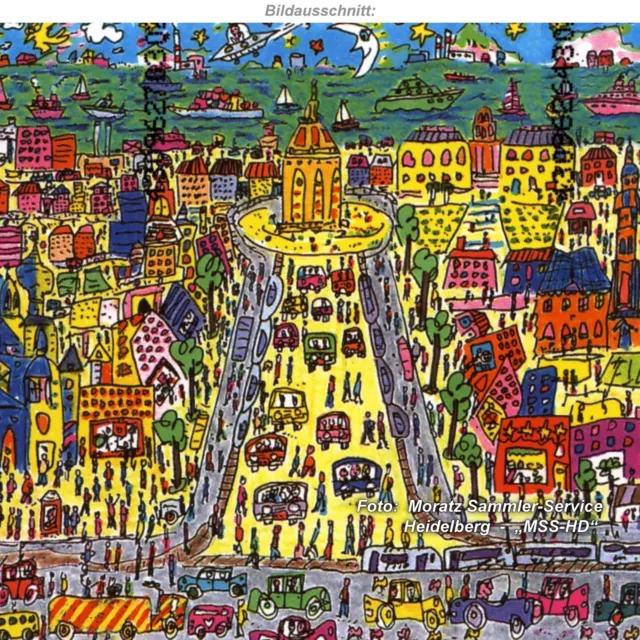 James Rizzi  -  Mannheim-Edition  -  NEU  -  im Original-Folder