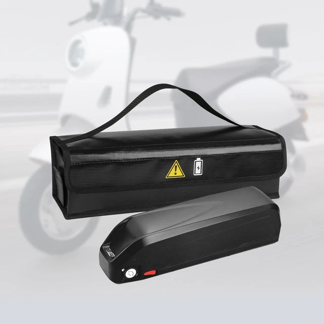 Sac De Protection Pour Batterie De Vélo électrique – En Polyester, Dimensions ~23,5x15x8 Cm, Avec Sangle Ajustable