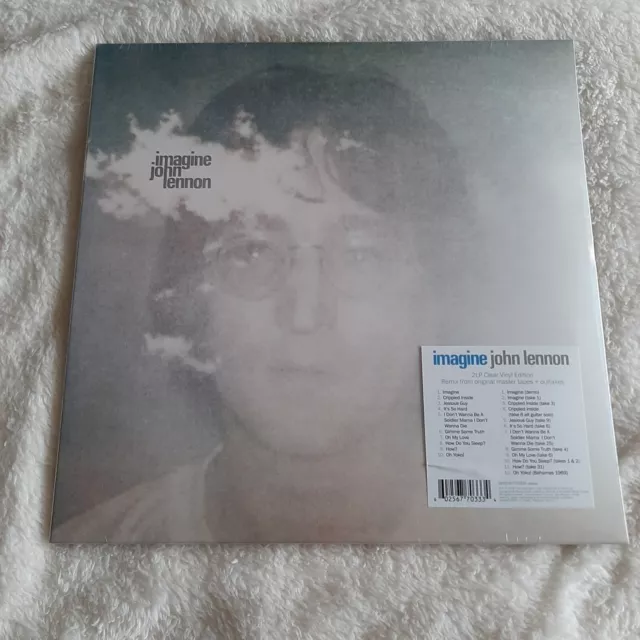 John Lennon Imagine Clear Vinyl Double LP Limited Edition 2018 Remix