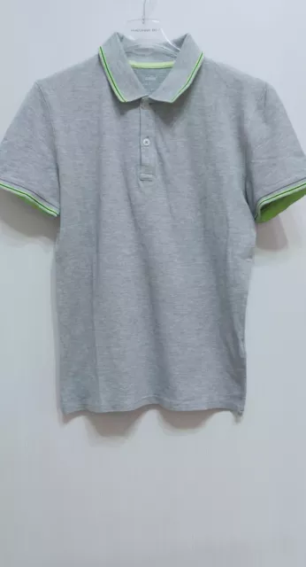 polo t-shirt manica corta da uomo Celio  in cotone taglia M colore grigio tinta