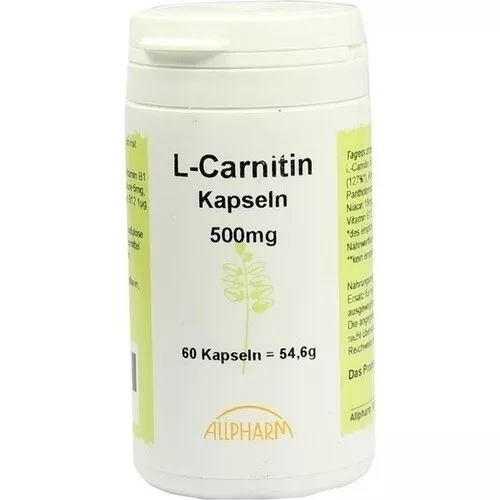 L-CARNITIN 500 mg Kapseln, 60 St PZN 03386796