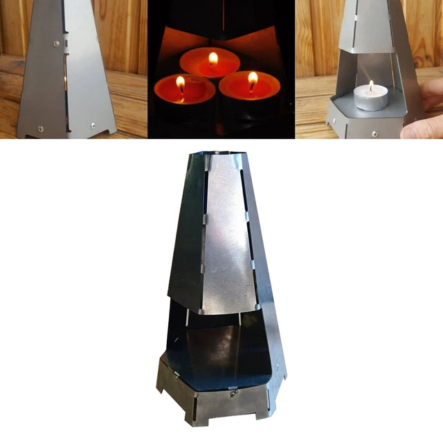 Teelichtofen Aus Metall - Winddichter Wärmer Für Indoor & Outdoor