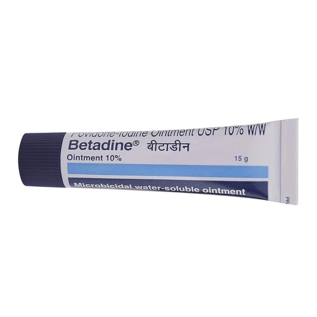 BETADINE 10% - Tubo da 15 grammi (confezione da 5) Unguento per