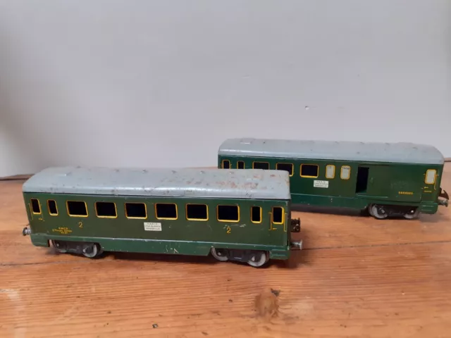 Hornby echelle o lot de 2 wagons SNCF Paris Lyon Avignon Marseille