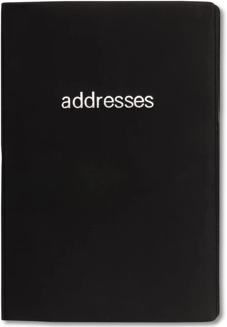 Planahead Telephone and Address Book; Large Print; Smooth Cover; Assorted Colors