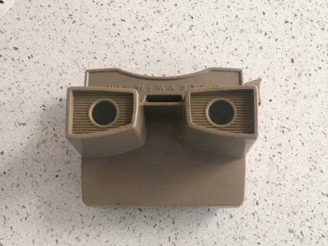 Vintage Viewmaster 3D Viewer getestet und funktioniert guter Zustand, mit Demo-Disc.