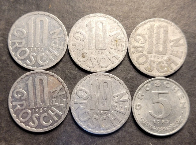 Austrian Groschen Coins