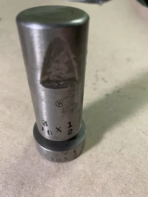 Roper Whitney 3/16 x 1/2" Rectangle Press Punch Di-Acro Roper Whitney