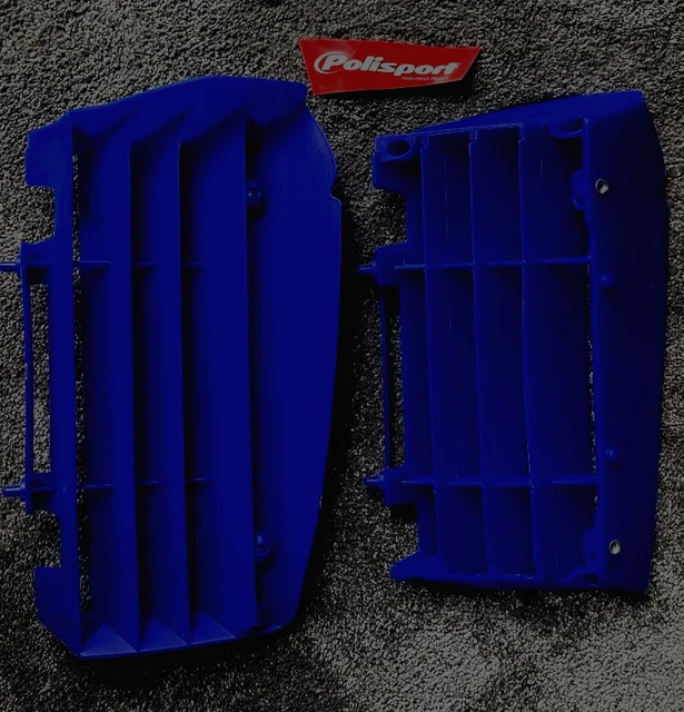 Polisport Yamaha Radiator Scoops YZF 250 2010 - 2013, White / Blue main image 0
