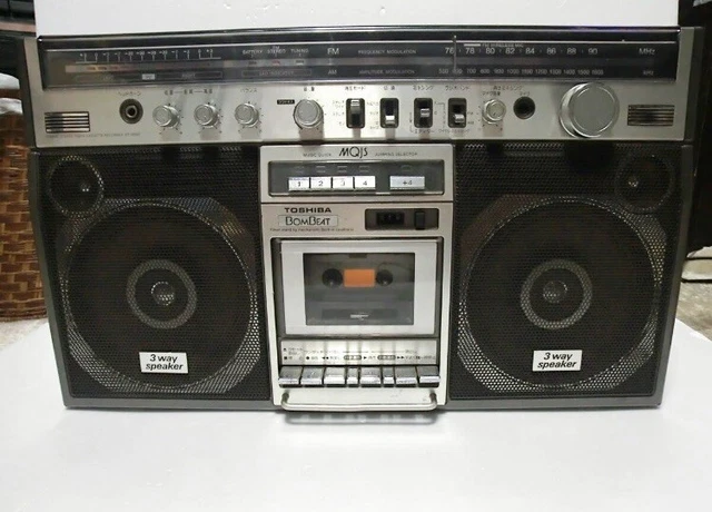 TOSHIBA RT-8780S BOMBEAT Radio Cassette Recorder Vintage Boombox