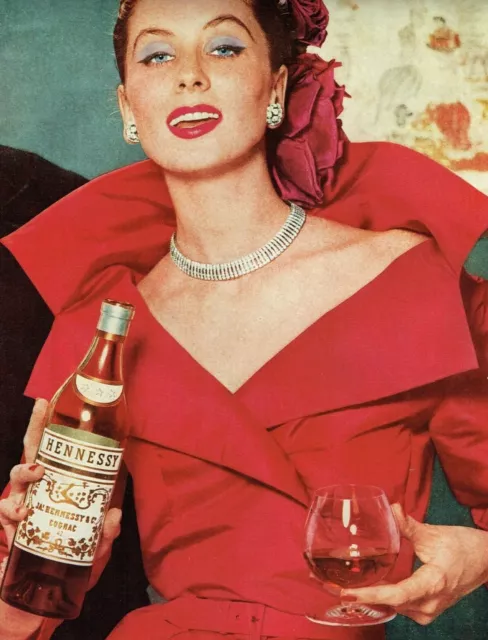 publicité Advertising 11211  1957   cognac Hennessy