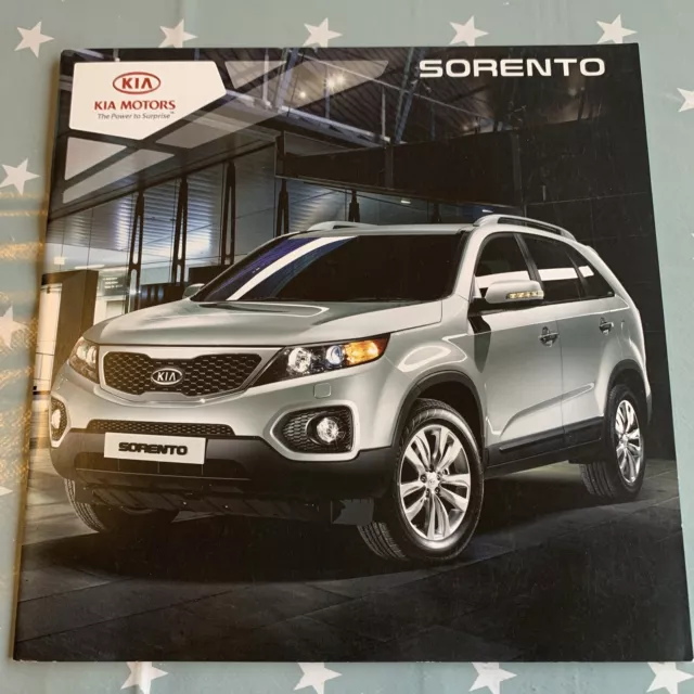 Car Brochure & Specification Sheet - Kia Sorento - 2010 / 2011 - Sor0710Uk