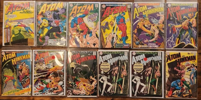 DC The Atom, Hawkman, Green Lantern, Jimmy Olsen, & Lois Lane. Lot. 1960-1970
