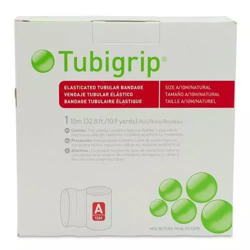 *1-Pack* Molnlycke Tubigrip Elasticated Tubular Support Size-A 10m Bandage 1435