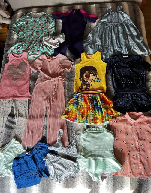 Girls Clothes Bundle Age 6-7 Years Next , Ted Baker , F&F, Koton & etc.   #04