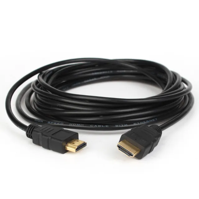 0.5m 1m 1.5m 2m 3m 5m 8m 10m 12m 15m 20m 24K gold Male hdmi splitter 1.4 Cable