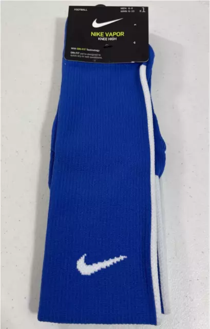 Nike Vapor Knee High Over the Calf Football Socks Size M 6-8 (mens)