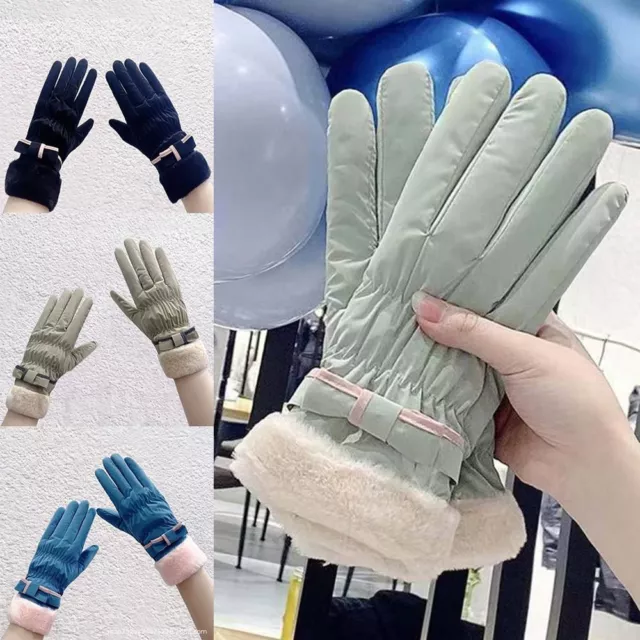 Thicken Warm Cycling Gloves Windproof Winter Gloves Fashion Riding Gloves