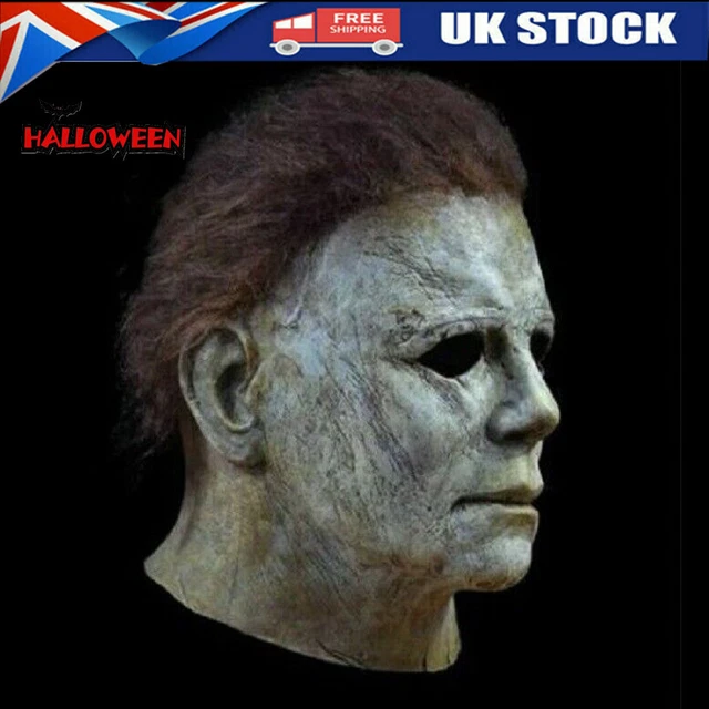 DELUXE MICHAEL MYERS Mask Halloween Latex Full Head Adult Fancy Costume